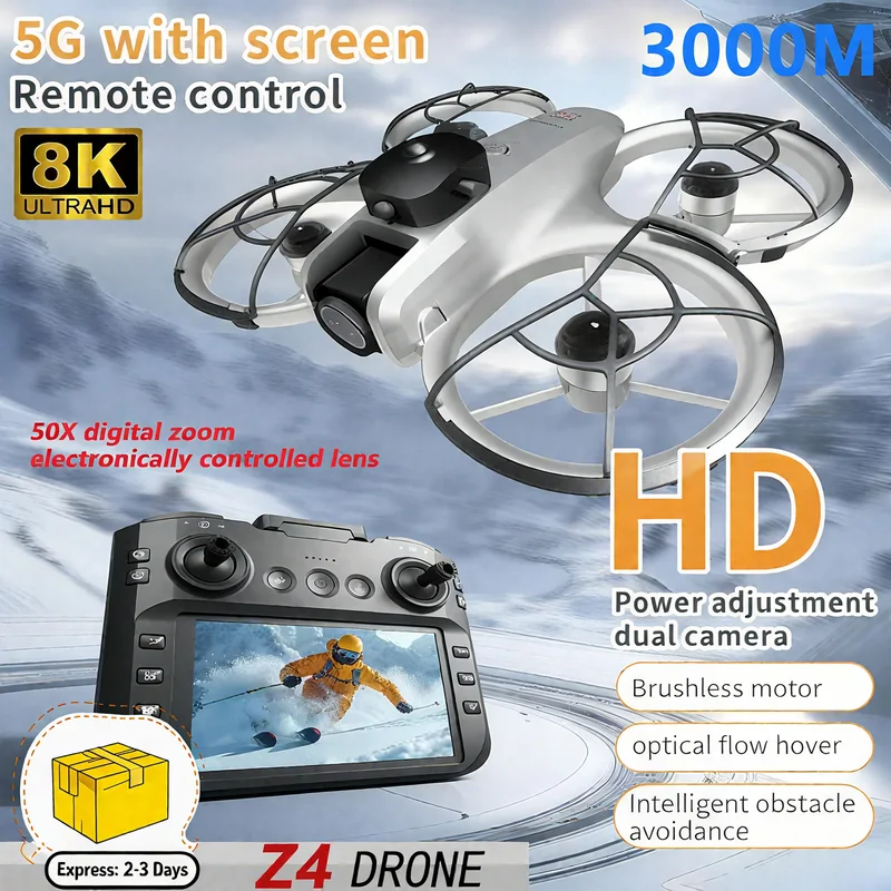 Drone Multispectral - Yeni MINI Z4 Drone 4K Profesyonel