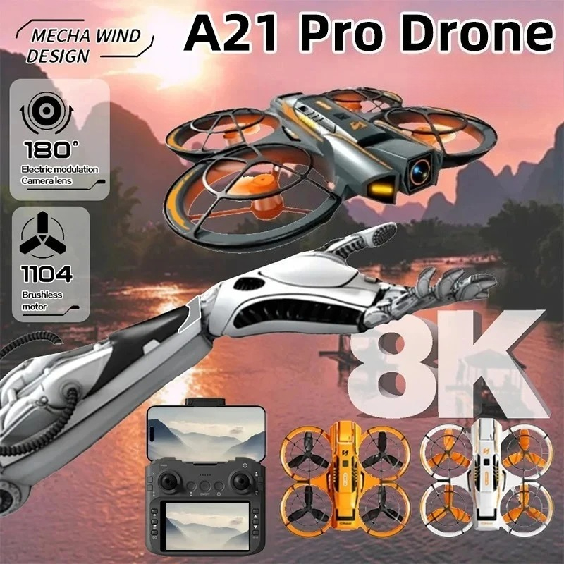 Drone Multispectral - Orijinal A21 Pro Drone 4K Profesyonel