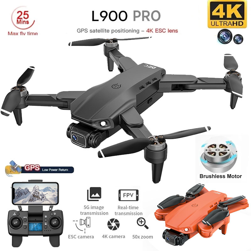 Drone Multispectral - L900 Pro GPS Drone 4K profesyonel