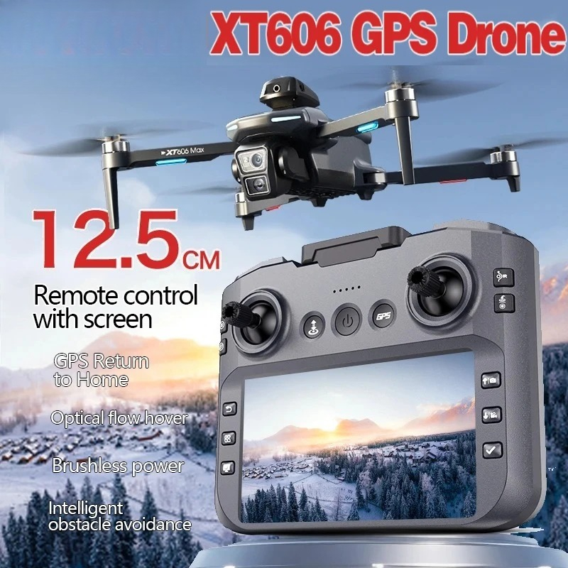 Drone Multispectral - Orijinal XT606 MAX GPS Drone 4k