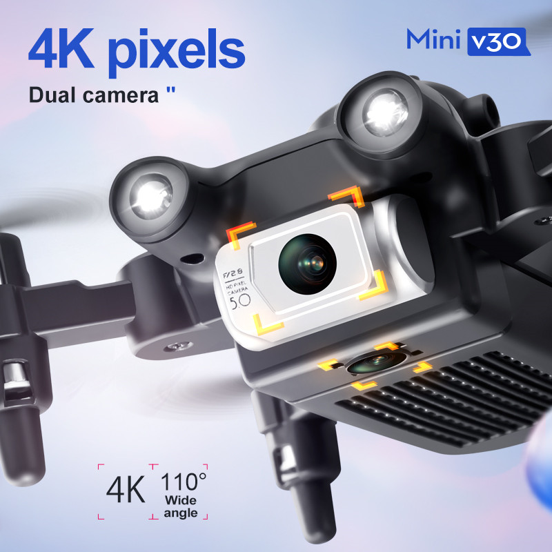 Mini V30 WiFi FPV Drone 4K HD  - Drone Cinematic incelemesi ve fiyatı