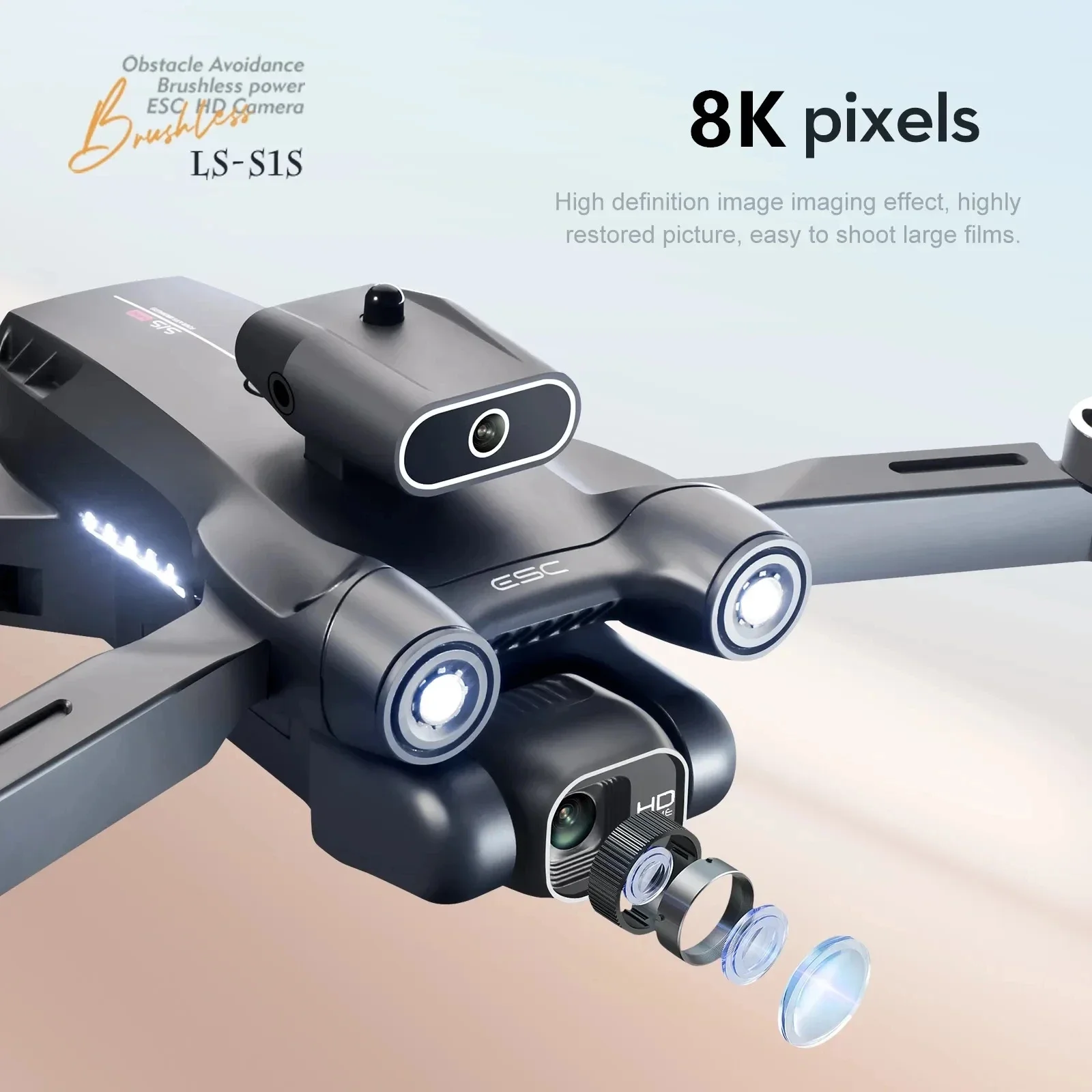 Yeni S1S 5G GPS Drone kamera 8 - Drone Multispectral incelemesi ve fiyatı