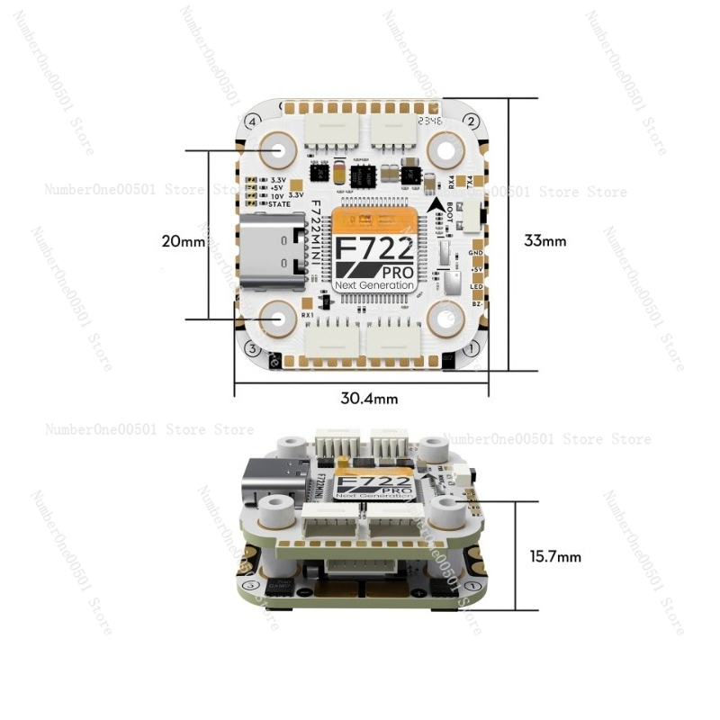 GOKU F722 PRO V2 MPU6000 Uçuş  - Betaflight Fc F7 incelemesi ve fiyatı
