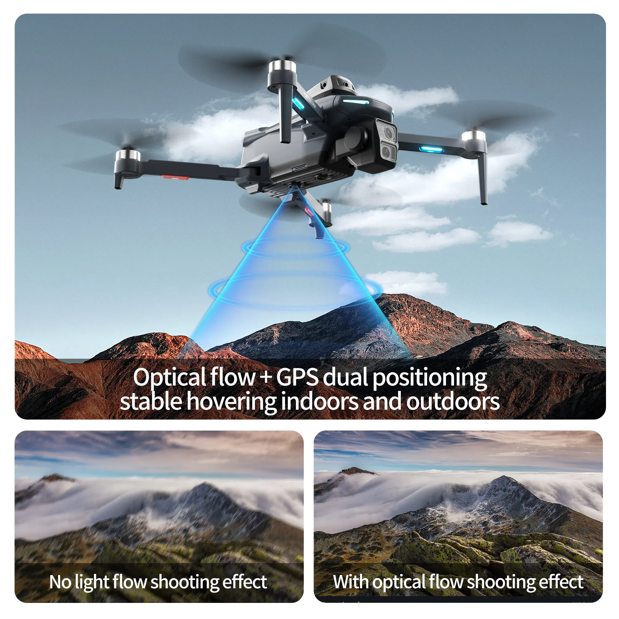 Orijinal XT606 MAX GPS Drone 4 - Drone Multispectral incelemesi ve fiyatı