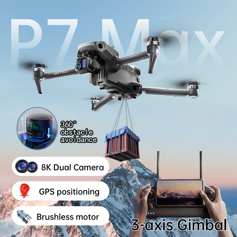 YENI P7 Max Drone 8 K Kamera G - Drone Multispectral incelemesi ve fiyatı