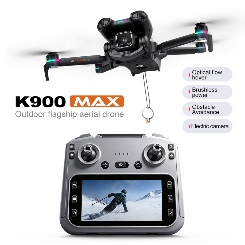 Yeni K900 MAX GPS Drone Kamera - Drone Multispectral incelemesi ve fiyatı